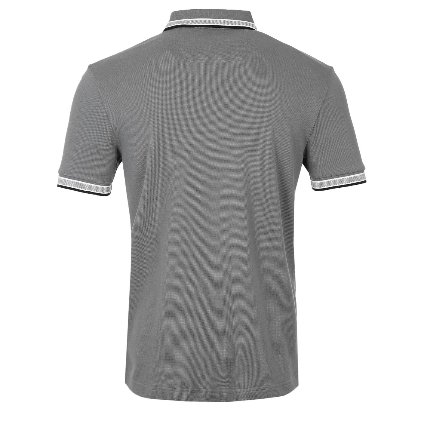 BOSS Paddy Polo Shirt in Medium Grey Back