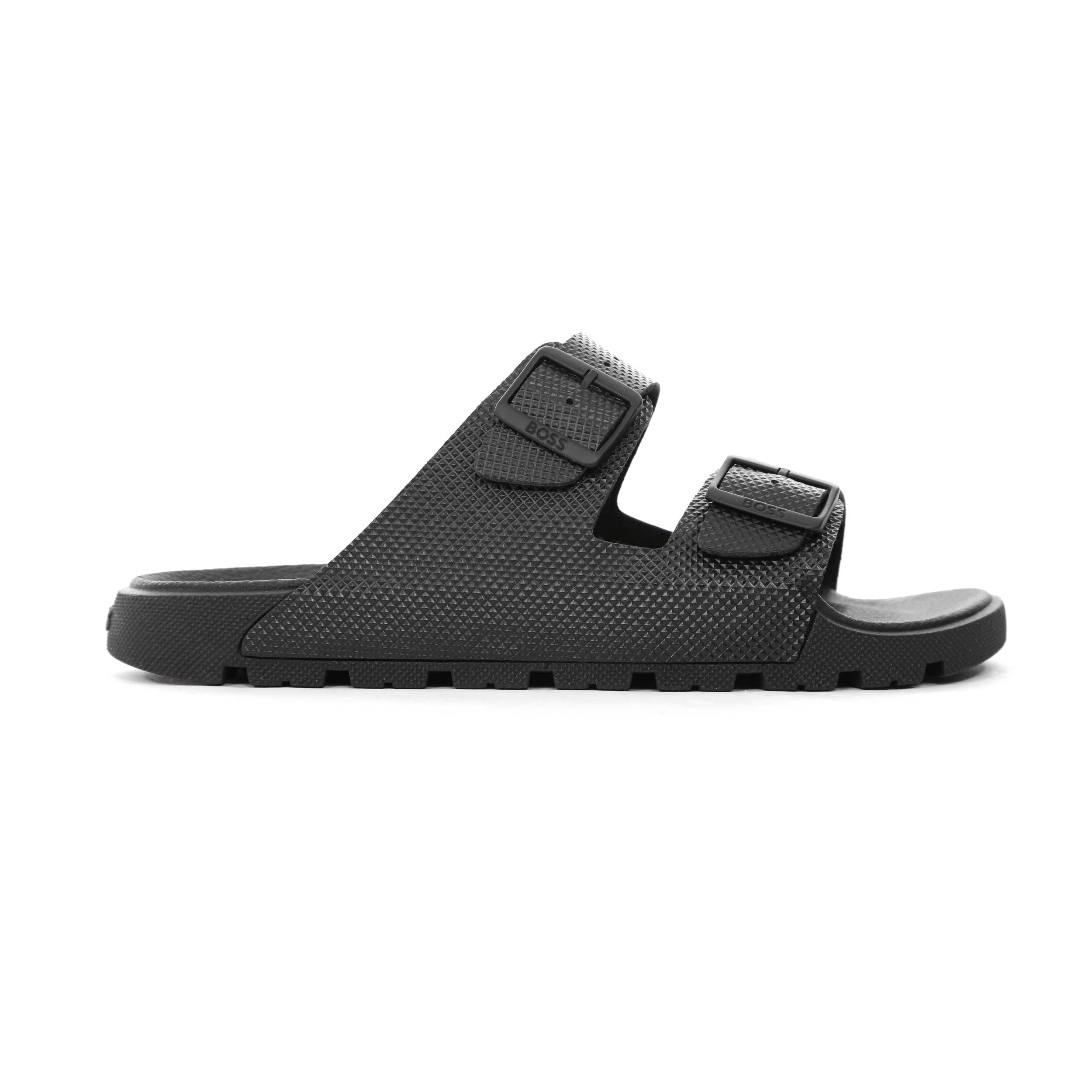BOSS Infradito Uomo Surfley, Modello Sandalo Dark Green, Taglia 46 EU, Comode E Sostenibili