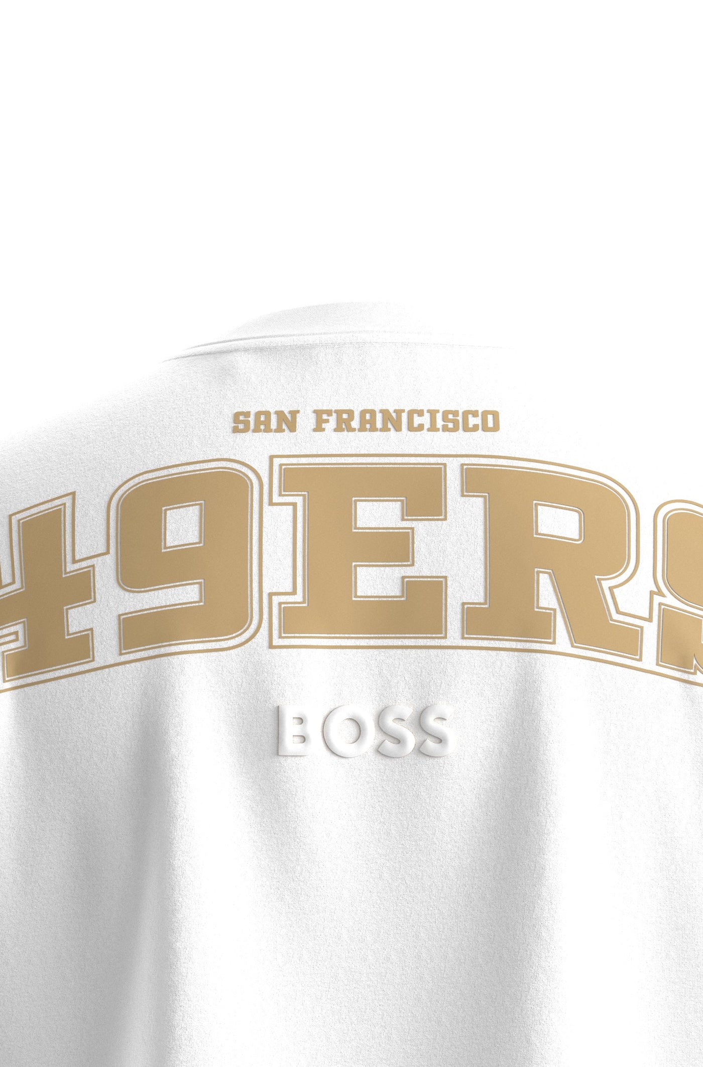 BOSS T Brady NFL T Shirt in San Francisco 49ers Print