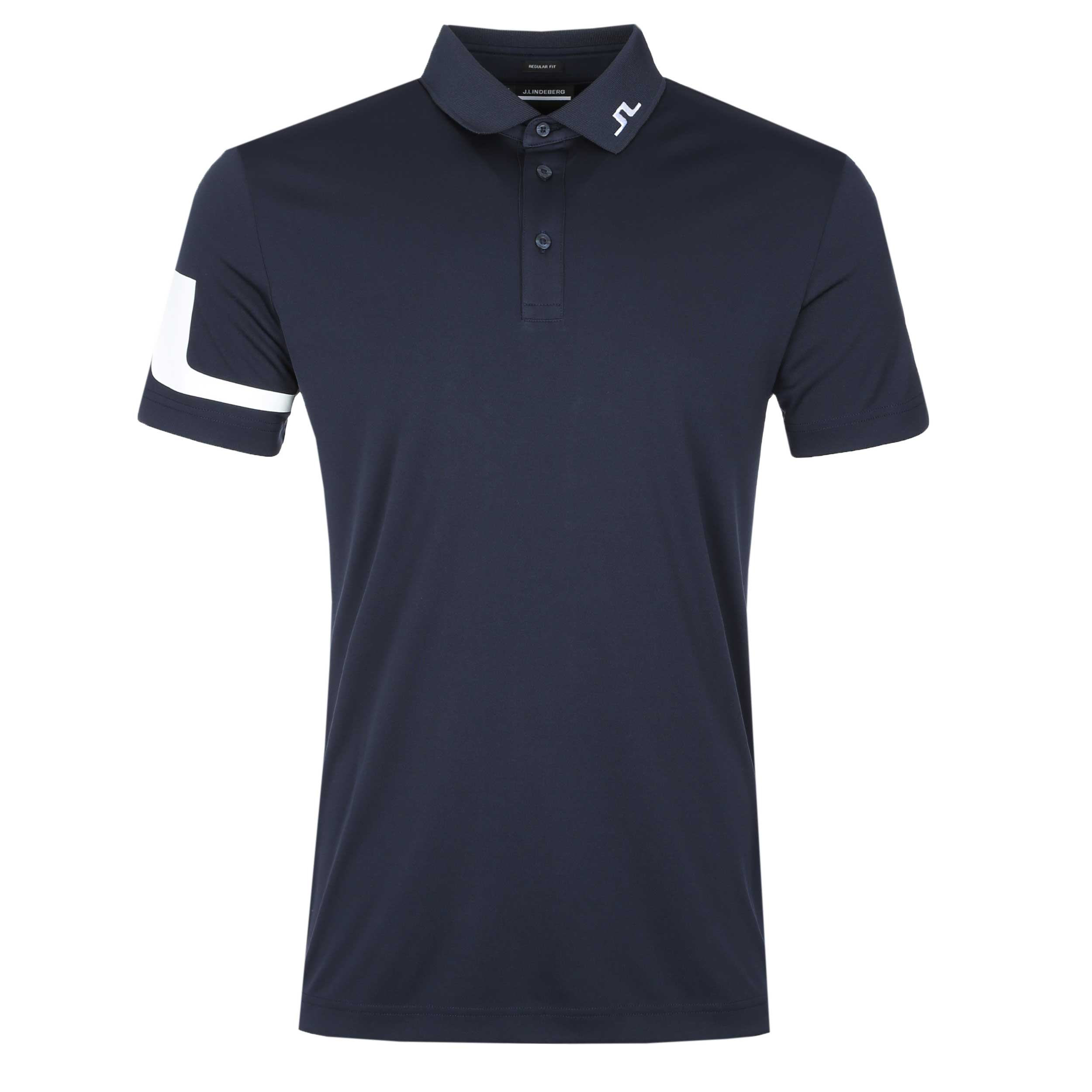 J.Lindeberg Heath Regular Fit Polo Shirt in Navy J.Lindeberg Heath Regular Fit Polo Shirt in Navy