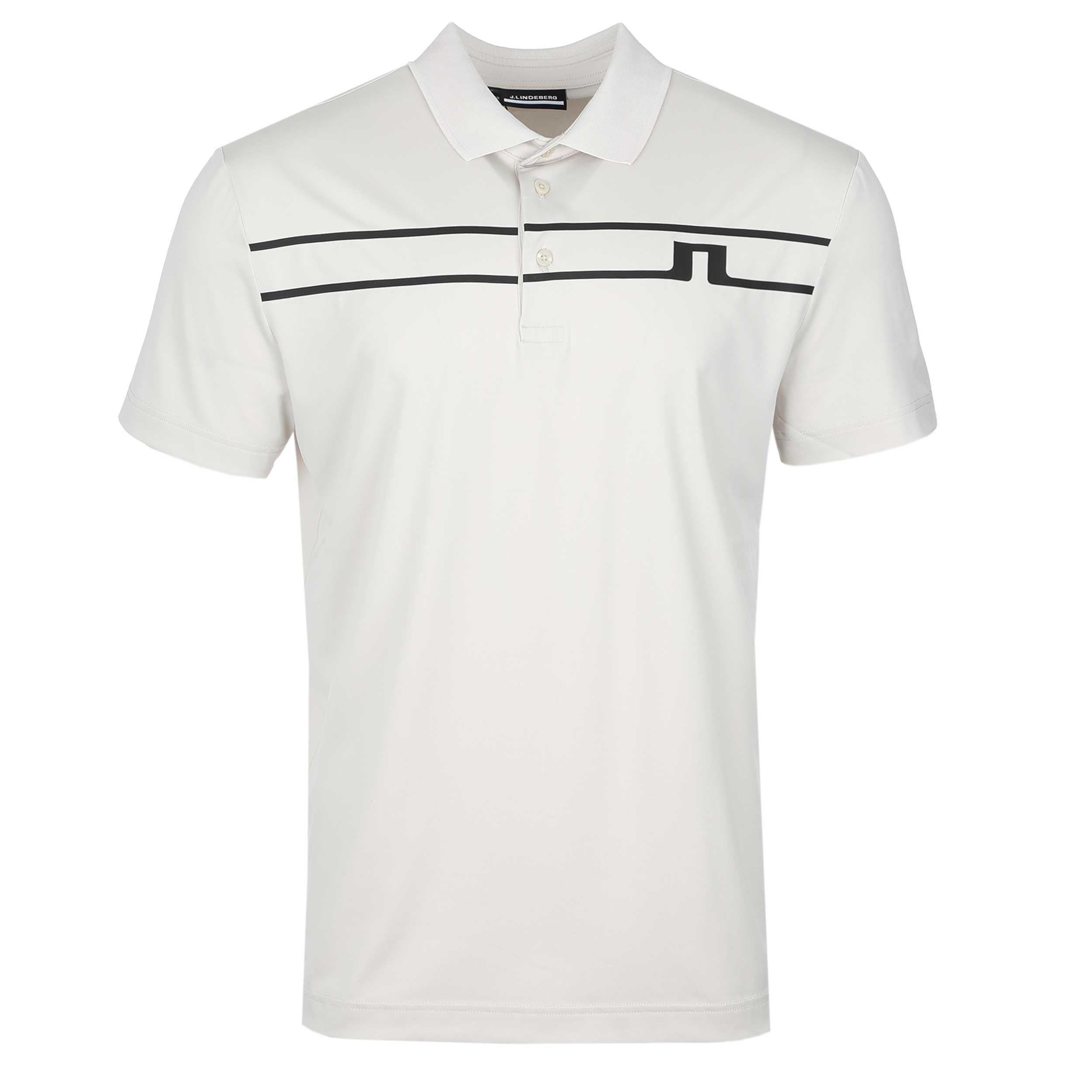 J.Lindeberg Klas Polo Shirt in Moonbeam J.Lindeberg Klas Polo Shirt in Moonbeam