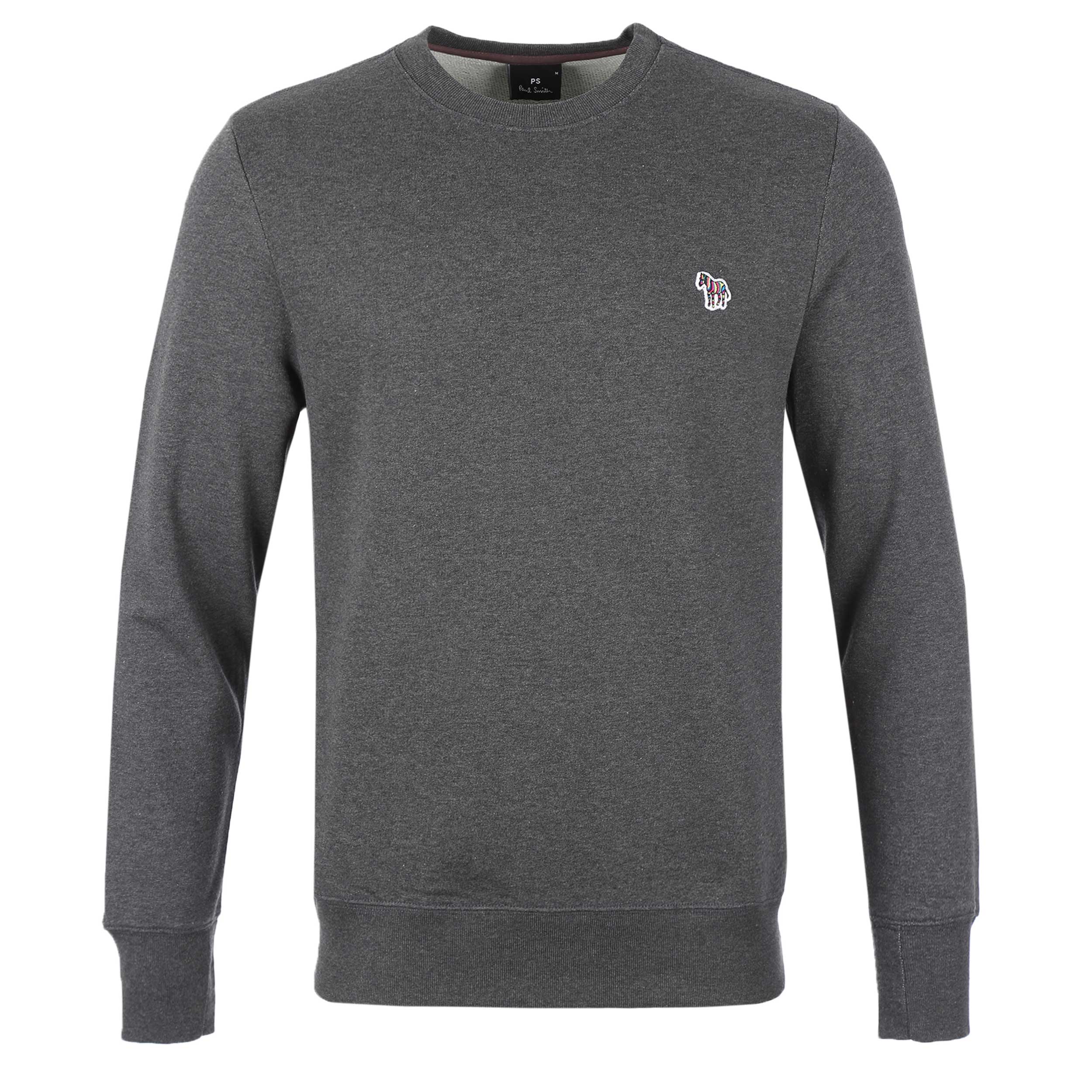 Paul Smith Zebra Sweat Top in Black Melange Paul Smith Zebra Sweat Top in Black Melange