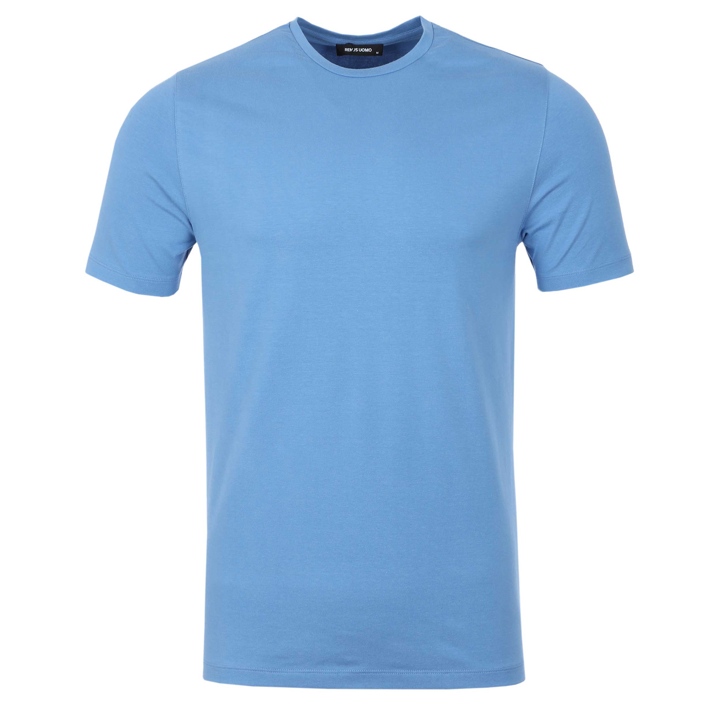 Remus Uomo Basic Crew Neck T-Shirt in Riviera Blue Remus Uomo Basic Crew Neck T-Shirt in Riviera Blue