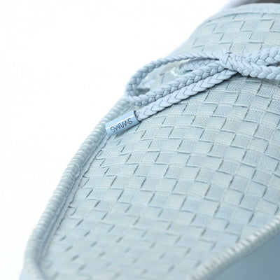 Swims Woven Driver Shoe in Ice Blue Detail