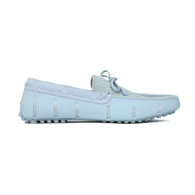 Swims Woven Driver Shoe in Ice Blue