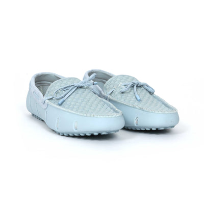 Swims Woven Driver Shoe in Ice Blue Pair