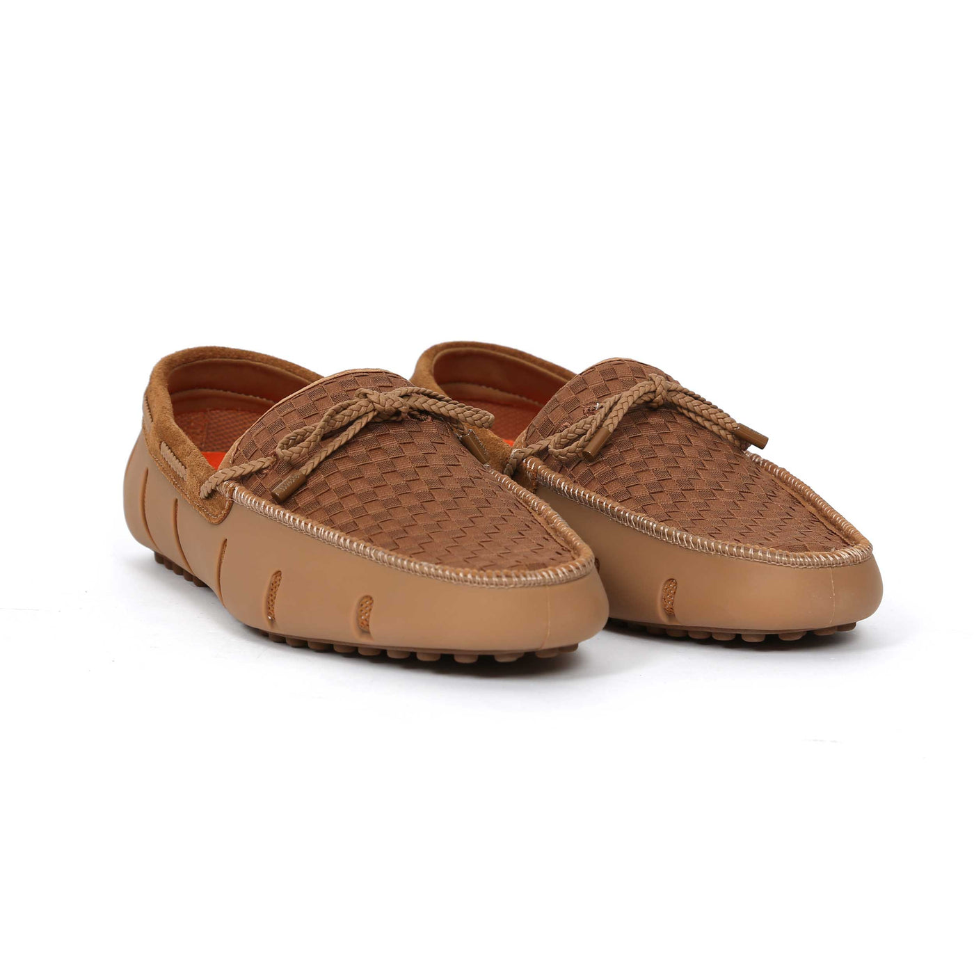 Swims Woven Driver Shoe in Nut Pair
