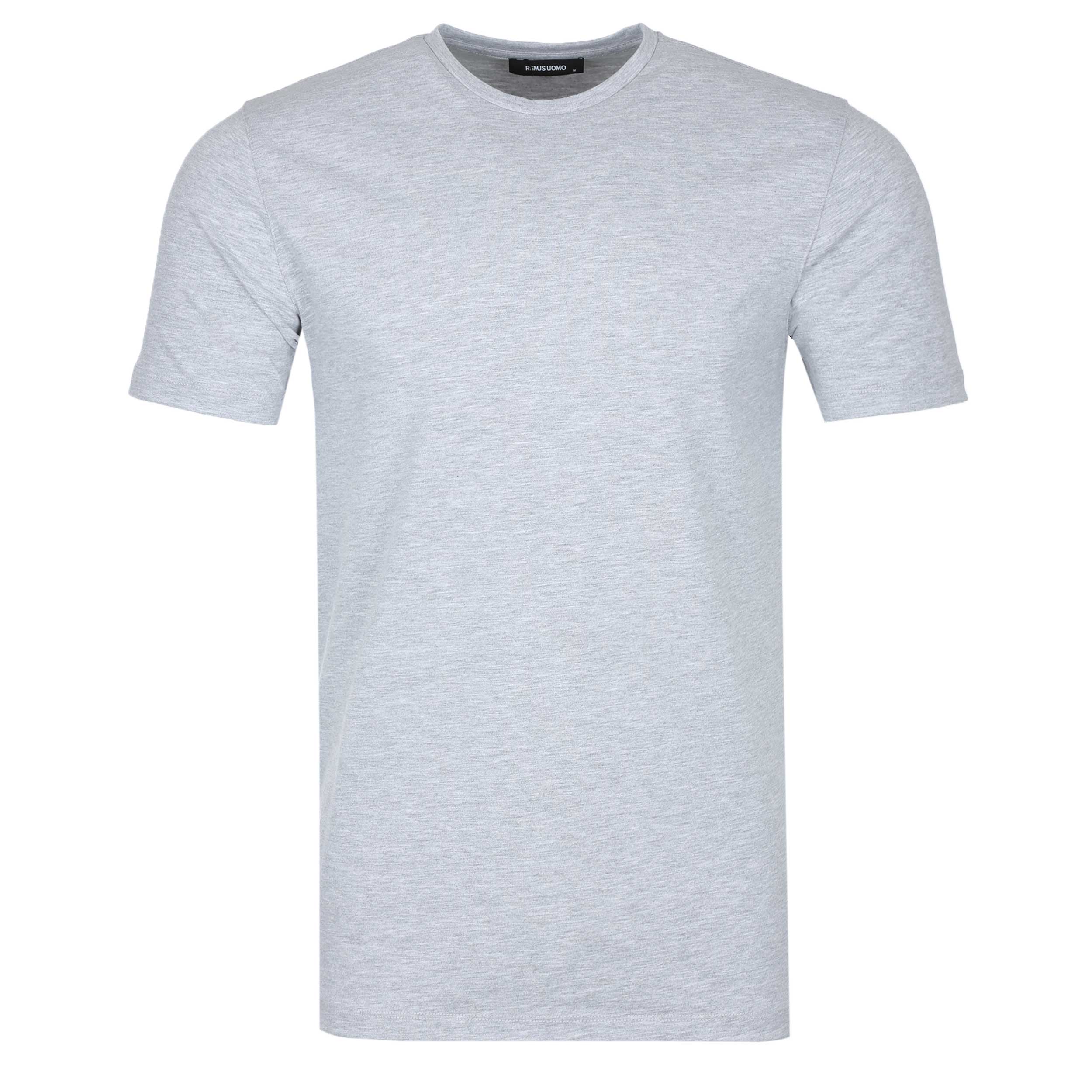 Remus Uomo Basic Crew Neck T-Shirt in Grey Remus Uomo Basic Crew Neck T-Shirt in Grey