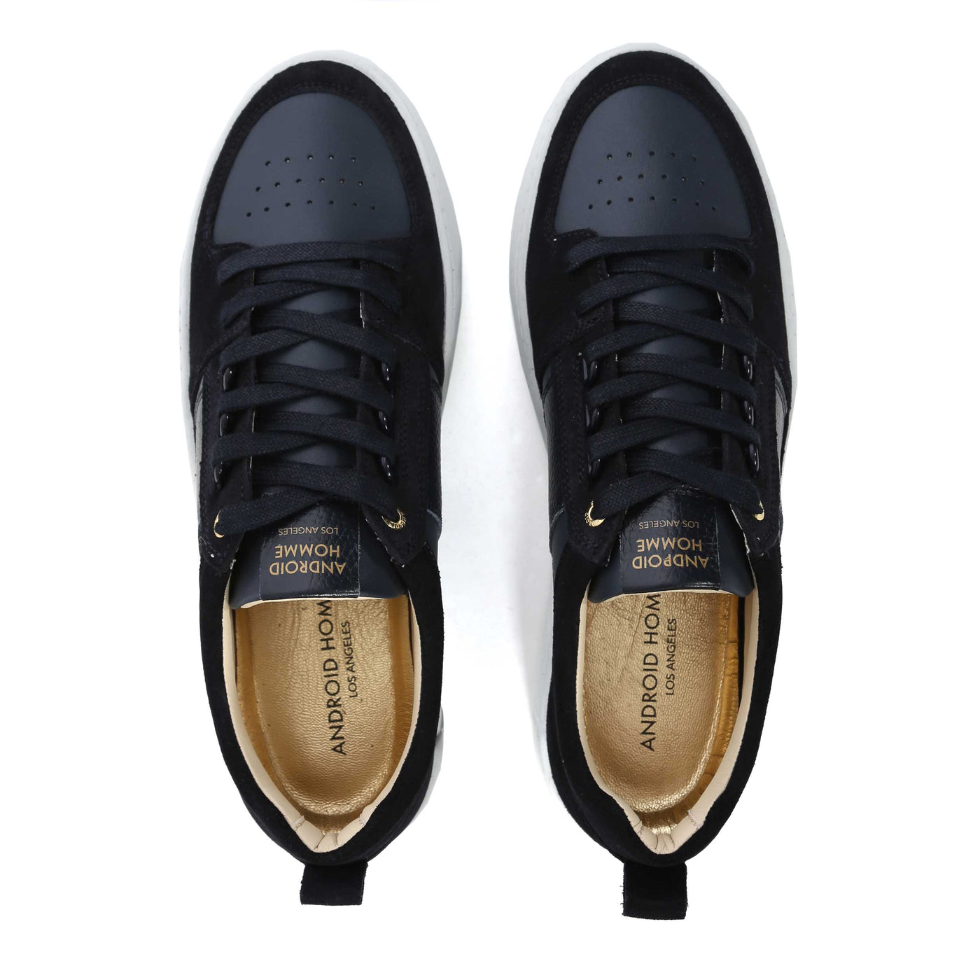 Android Homme Point Dume Low Trainer in Ink Navy Birdseye