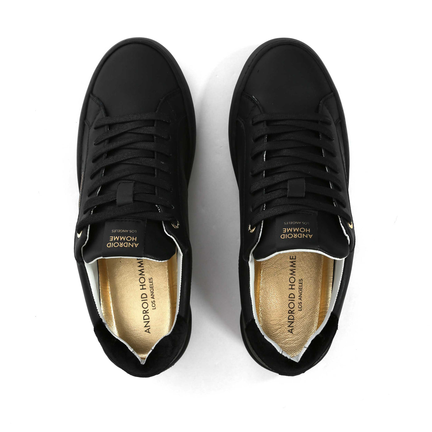 Android Homme Zuma Diamond Velvet Trainer in Black Birdseye