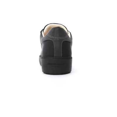 Android Homme Zuma Trainer in Black Gomma Heel