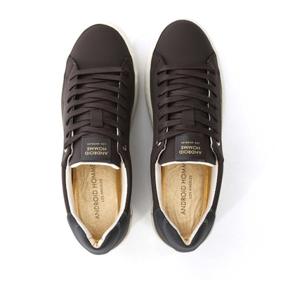 Android Homme Zuma Trainer in Brown Gomma Birdseye