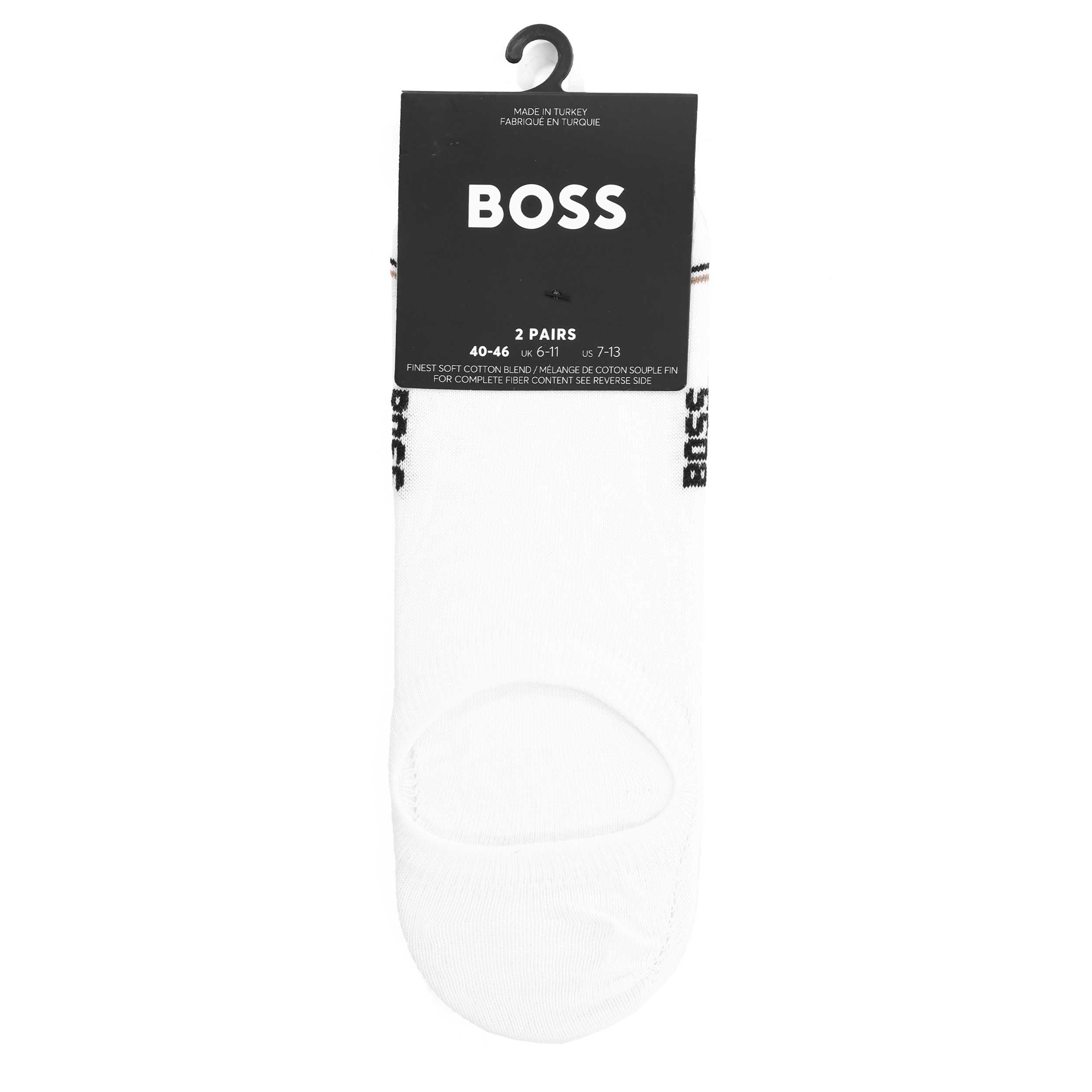 BOSS 2P LC Iconic CC Sock in White