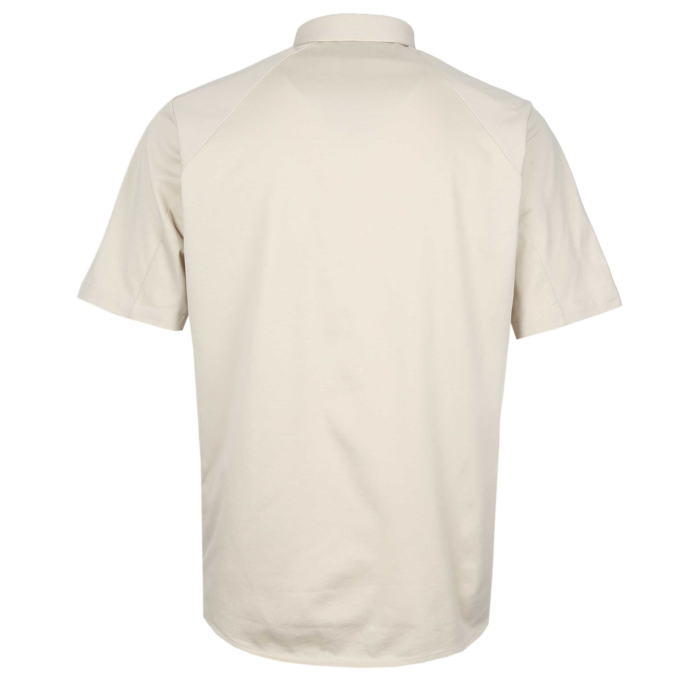 BOSS B_Excurse_S Short Sleeve Shirt in Beige Back