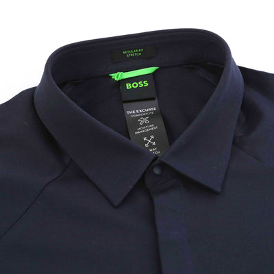 BOSS B_Excurse_S Short Sleeve Shirt in Navy