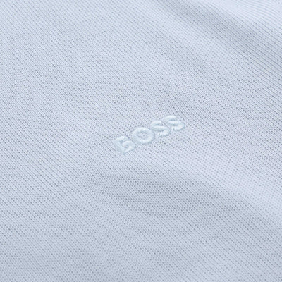 BOSS Bono L Knitwear in Sky Blue Logo