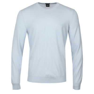 BOSS Botto L Knitwear in Duck Egg Blue