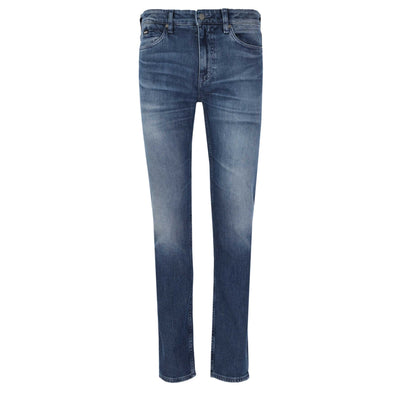 BOSS C Delaware Jean in Mid Blue Denim