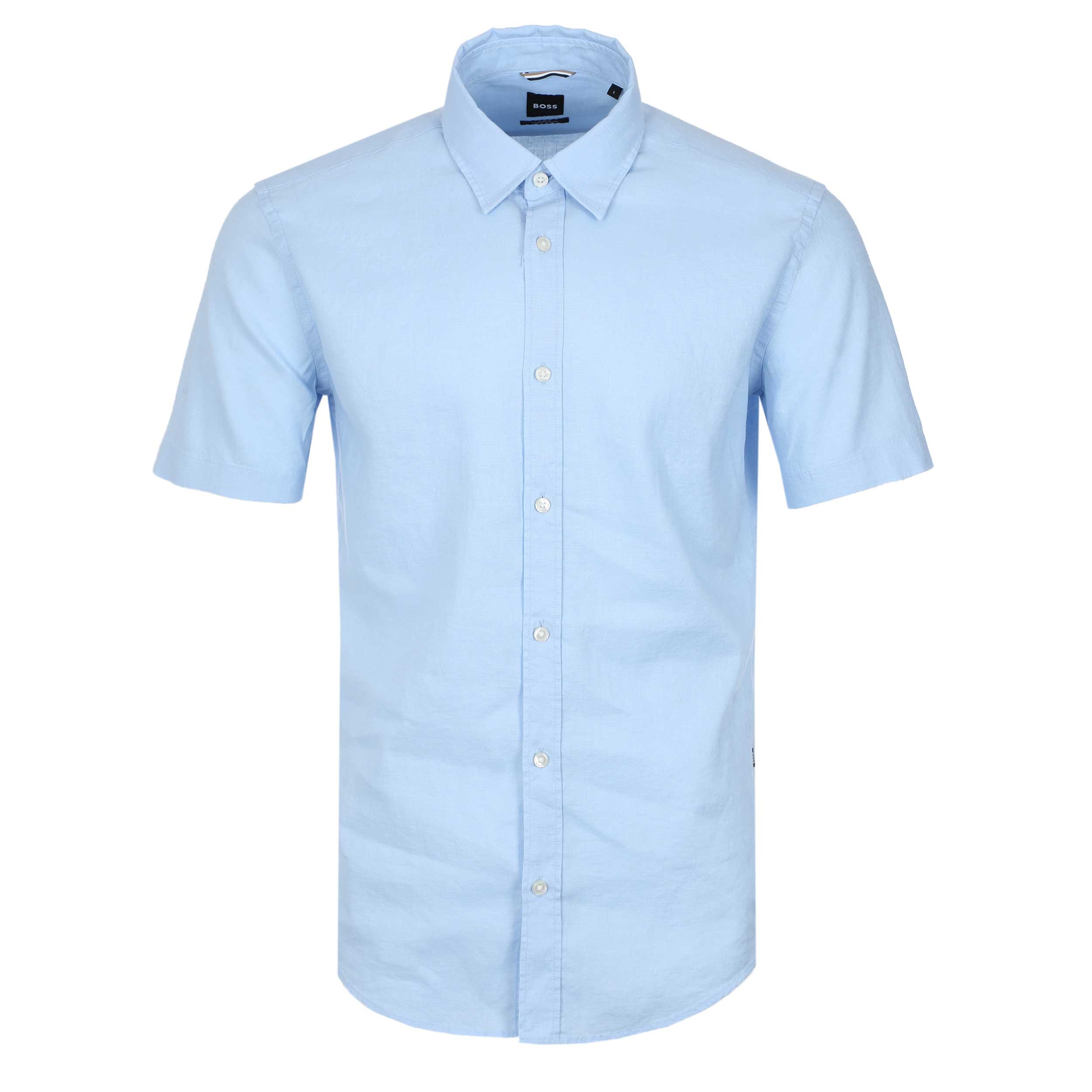 BOSS C Roan K SH 262 SS Shirt in Light Pastel Blue