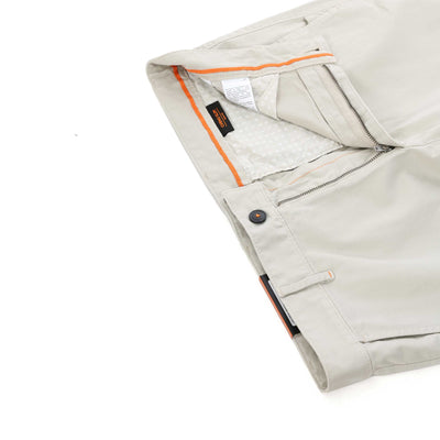 BOSS Chino Slim Chino in Light Beige Zip