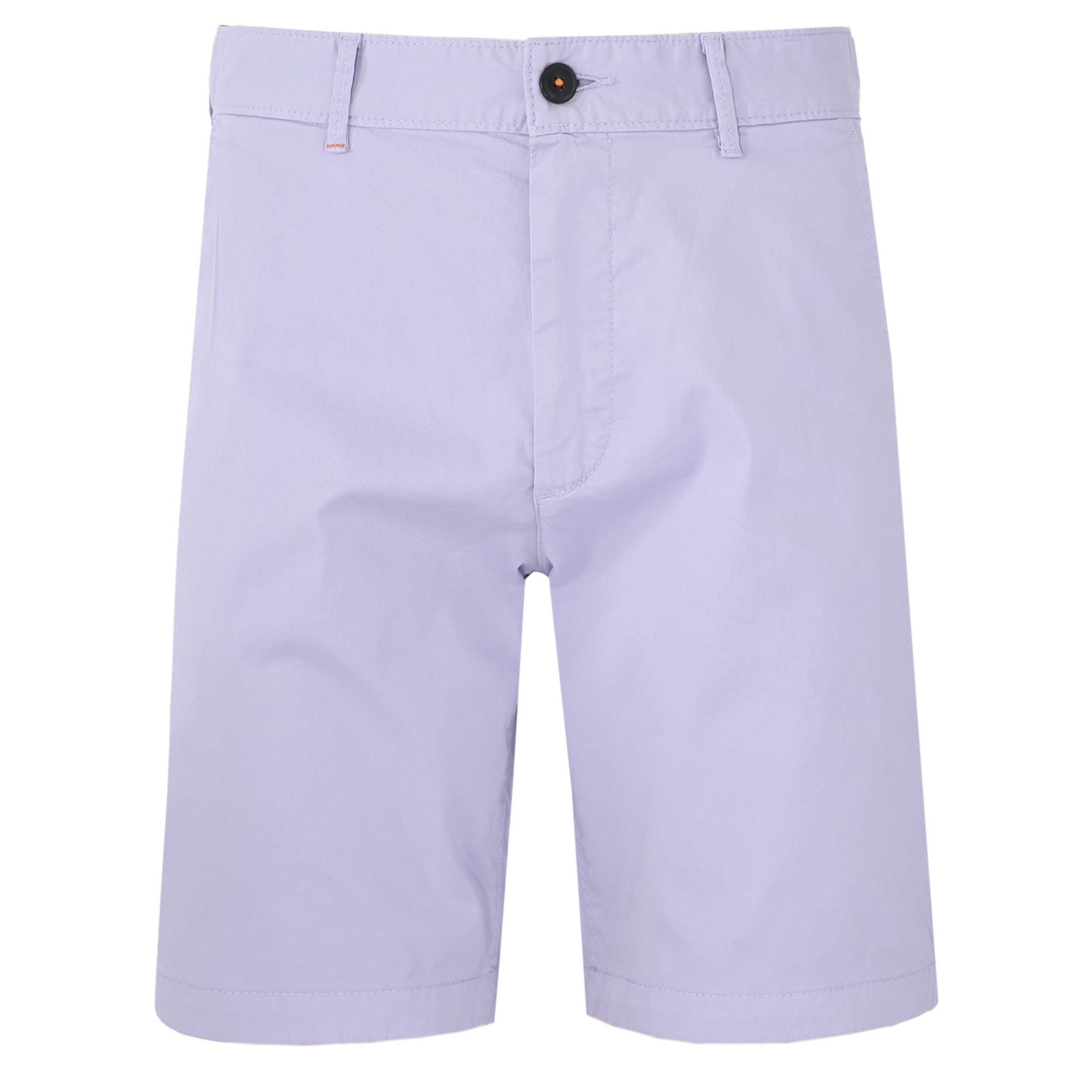 BOSS Chino Slim Shorts in Lilac