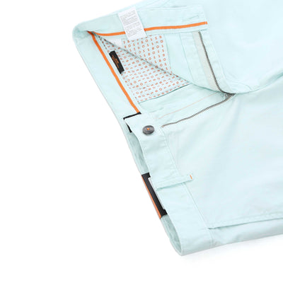 BOSS Chino Slim Shorts in Mint Zip