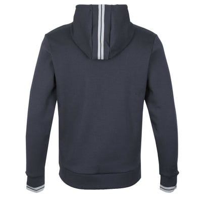 BOSS FZ Hoodie Zone Sweatshirt in Dark Blue Back