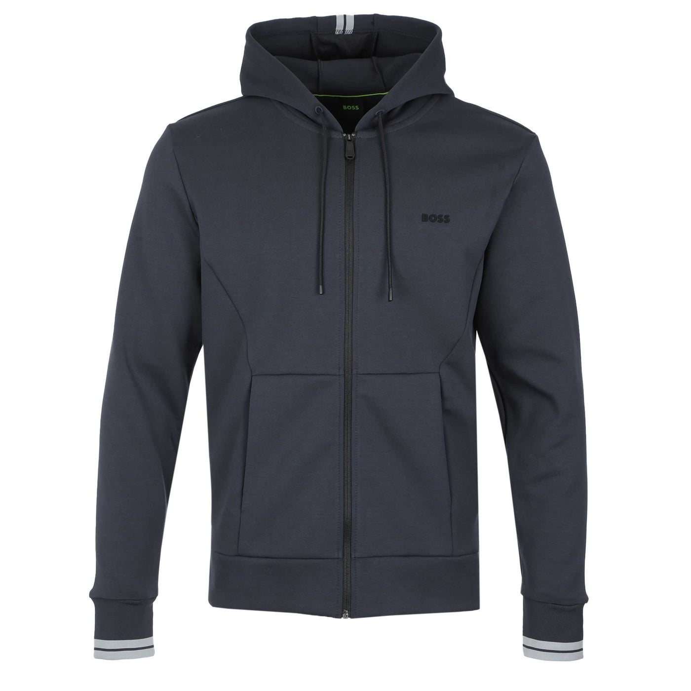 BOSS FZ Hoodie Zone Sweatshirt in Dark Blue