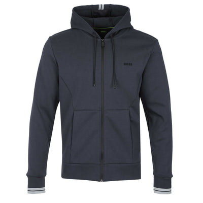 BOSS FZ Hoodie Zone Sweatshirt in Dark Blue