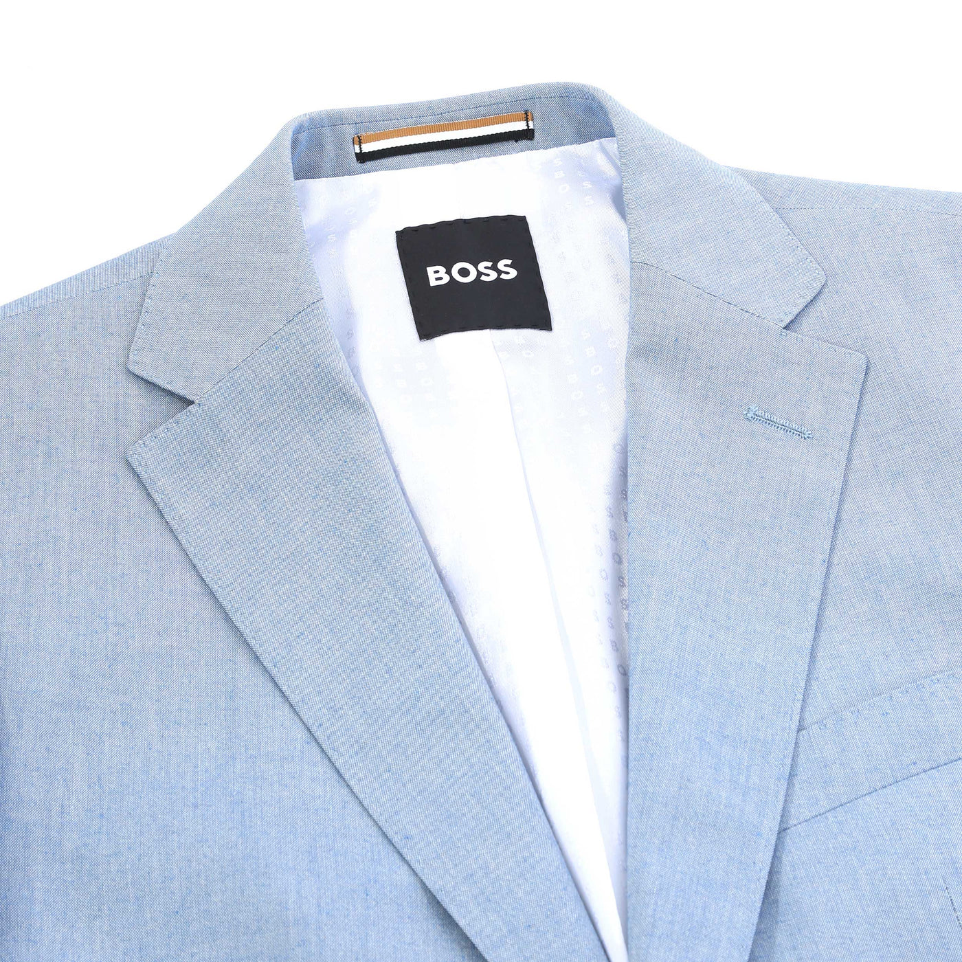 BOSS H Hutson 251 Jacket in Light Blue Lapels
