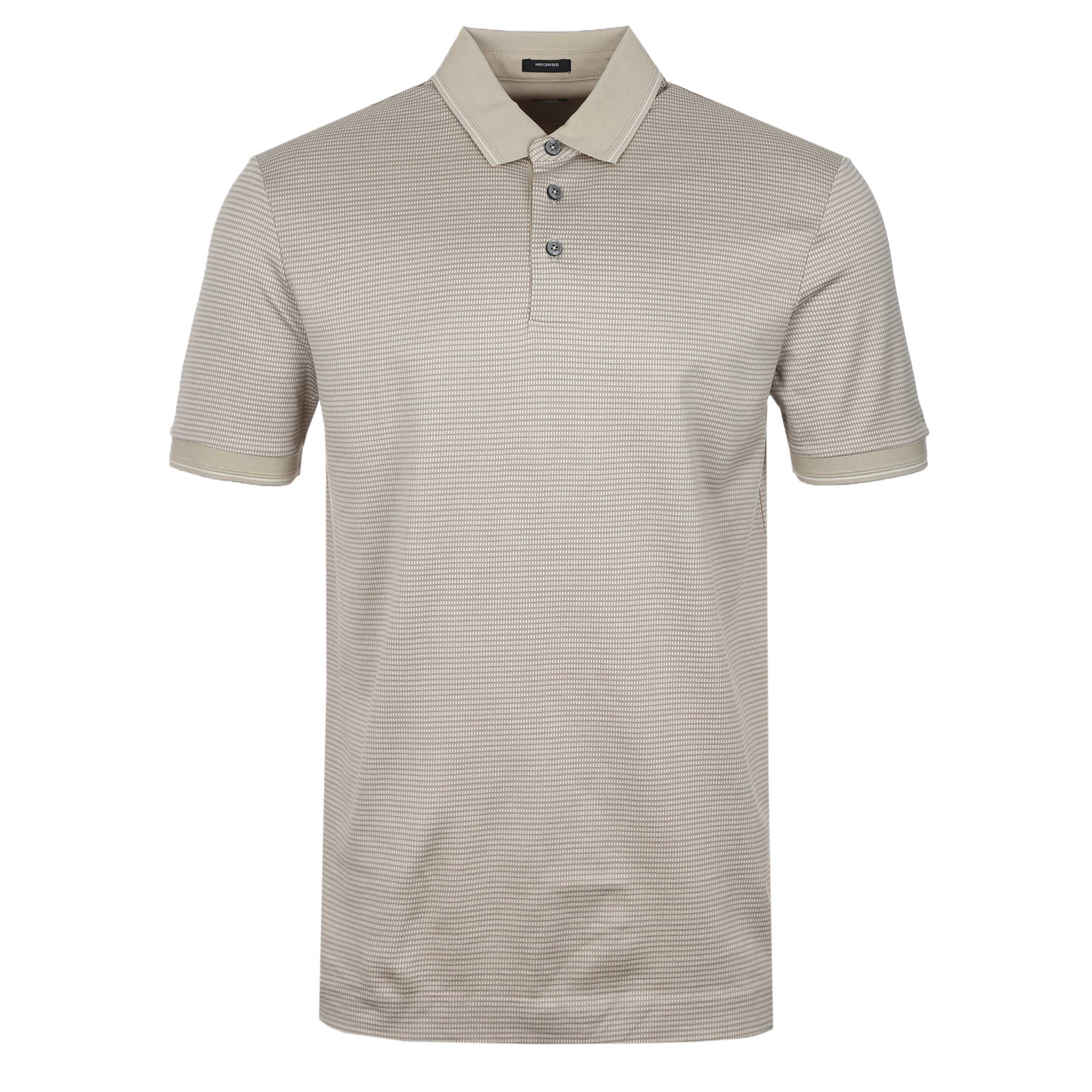 BOSS H Parlay 242 Polo Shirt in Open Beige