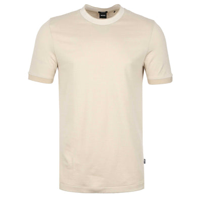BOSS H Tessler 145 T Shirt in Light Beige
