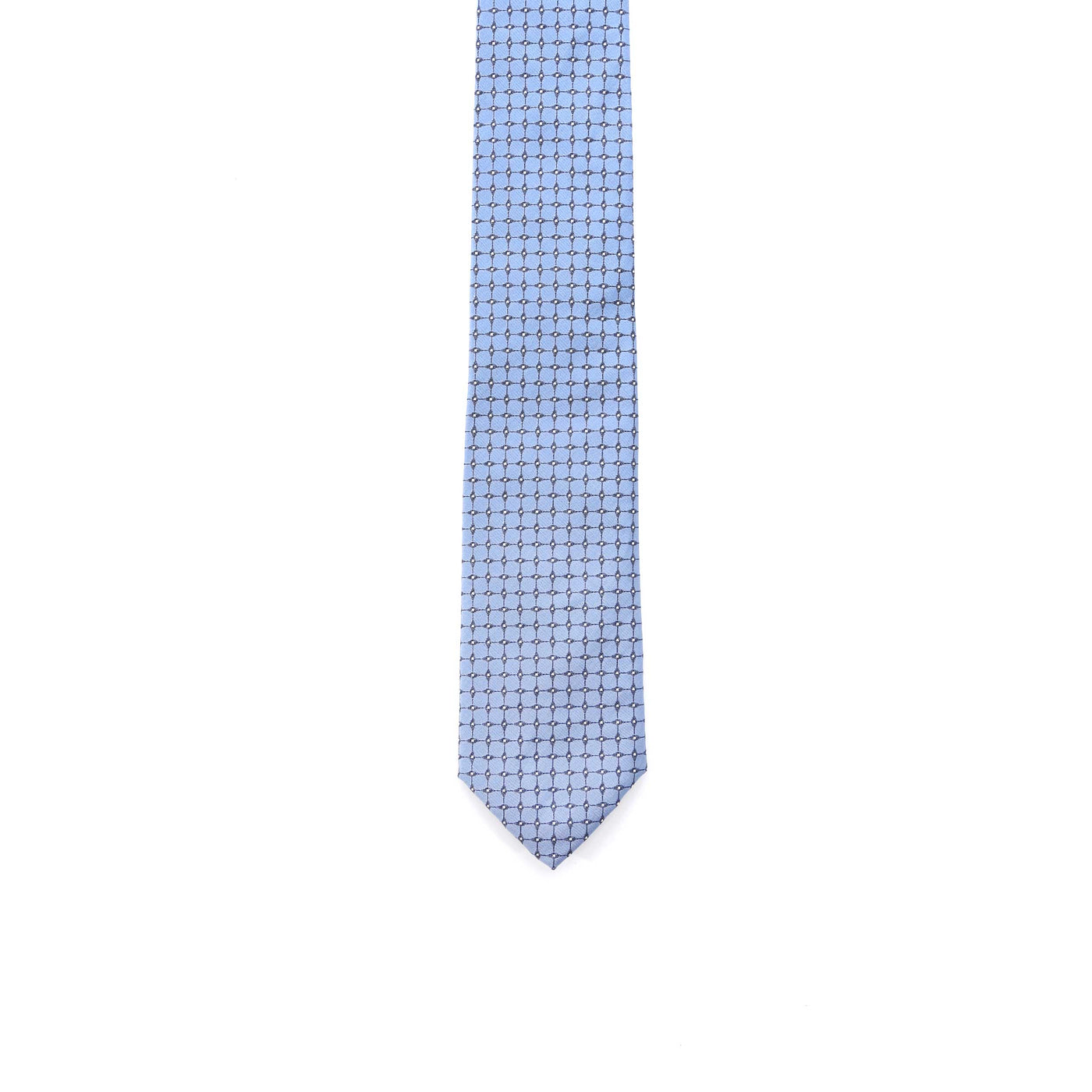 BOSS H Tie 7.5cm Tie in Blue Squares with Dot