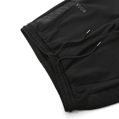 BOSS Hadiko Mirror Sweat Pant in Black Waist