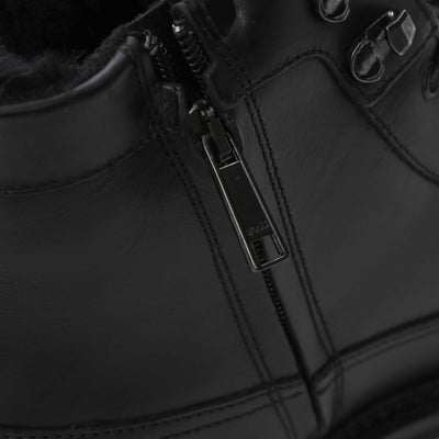 BOSS Julyo Halb bufr Boot in Black zip