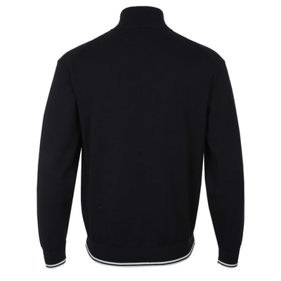 BOSS K Zone QZ Knitwear in Dark Blue Back