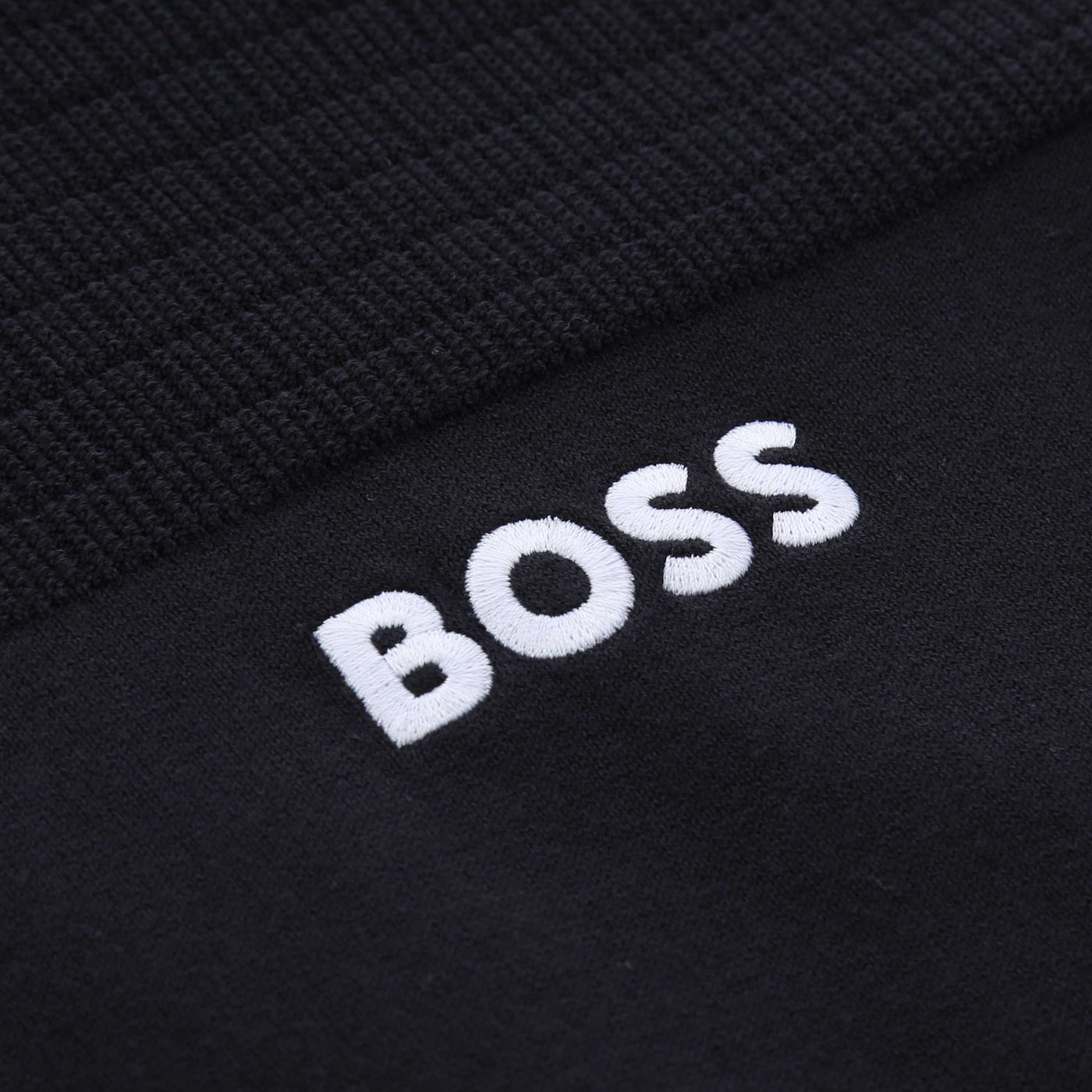 BOSS K_Hydro QZ-1 Knitwear in Dark Blue Logo