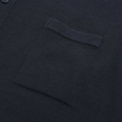BOSS Kamiccio Knitwear in Dark Blue Pocket