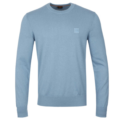 BOSS Kanovano S Knitwear in Light Pastel Blue