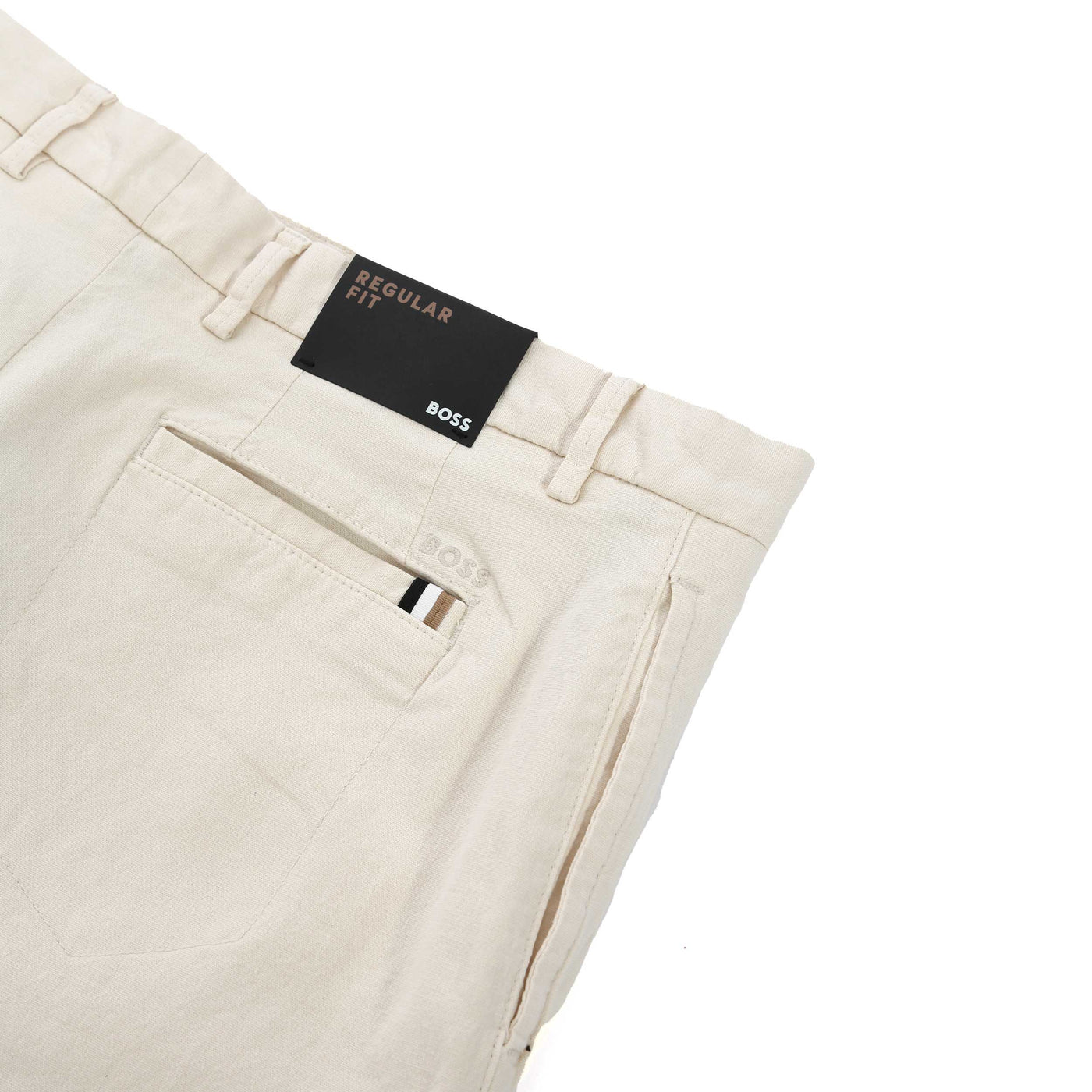 BOSS Karlos Shorts Short in Open White Logo