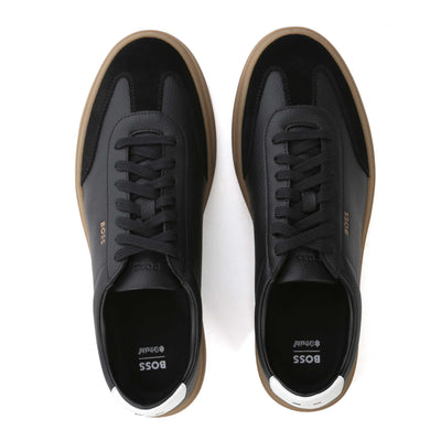 BOSS Kieran Tenn sdgral Trainer in Charcoal top