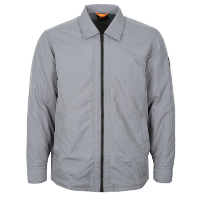 BOSS Leejay 1 M Overshirt in Open Grey