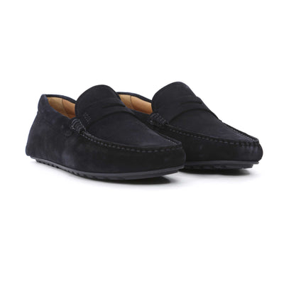 BOSS Noel Mocc sdpeb Shoe in Dark Blue Front