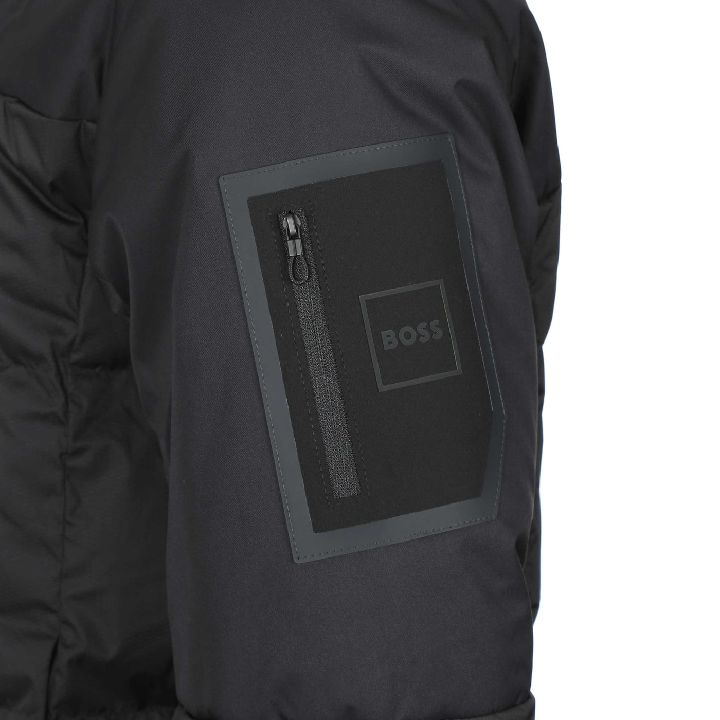 BOSS OW Block X JT HD Jacket in Black Logo