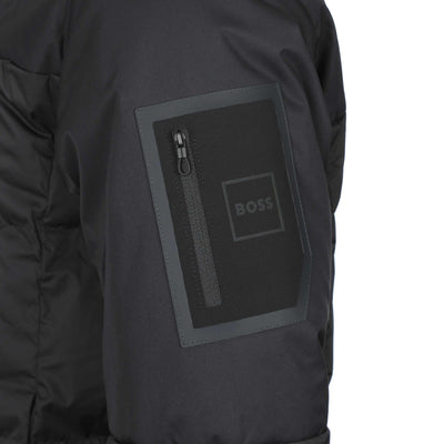 BOSS OW Block X JT HD Jacket in Black Logo