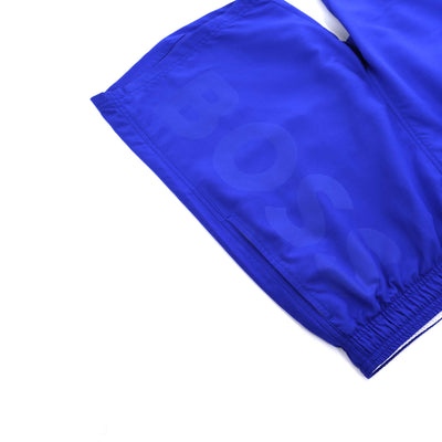 BOSS Orca Swim Short in Bright Blue Logo