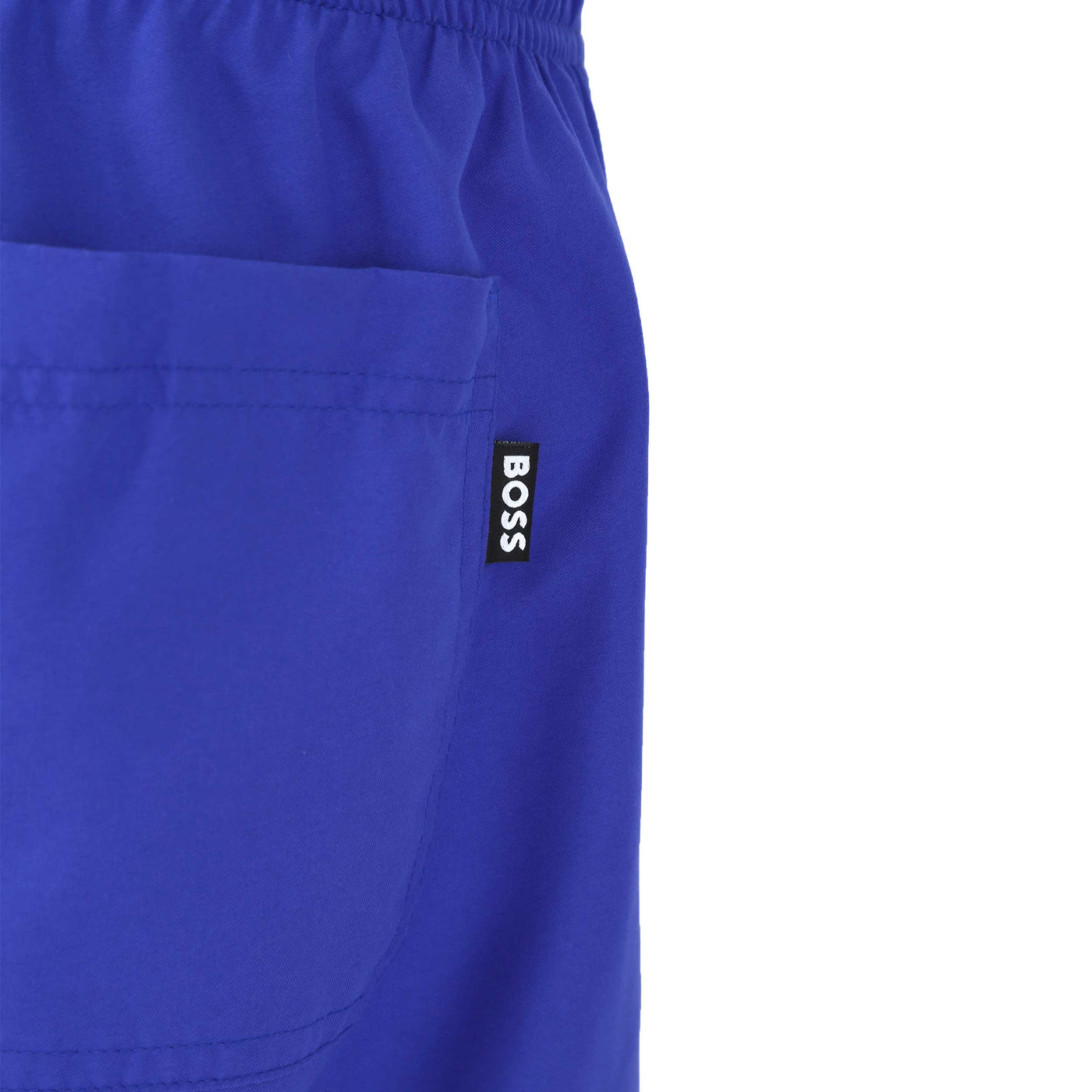 BOSS Orca Swim Short in Bright Blue Seat Pocket