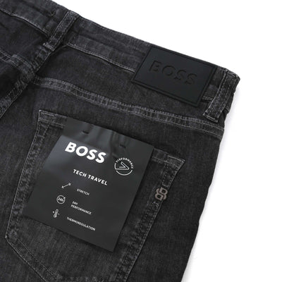 BOSS P Delaware Jean in Medium Grey Logo