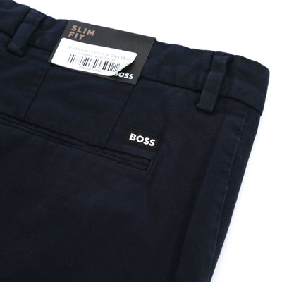 BOSS P Kaiton1 Chino in Dark Blue Logo