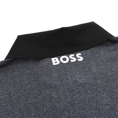 BOSS PL Paddytech GOC Polo Shirt in Black Nape Logo